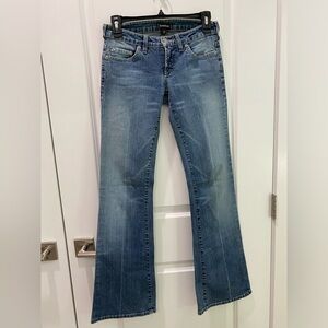 Bebe Low Rise Flare Jeans